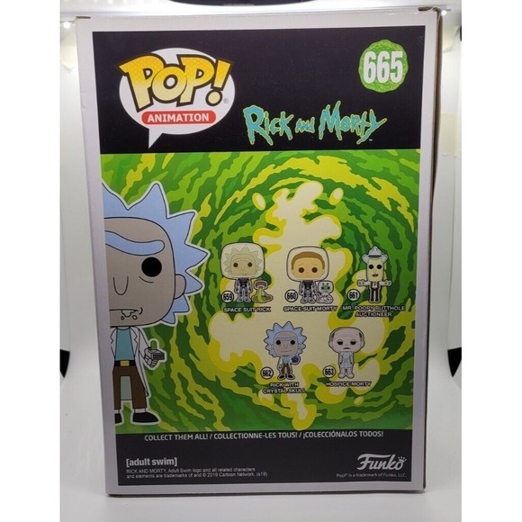 Funko Pop! Vinyl: Rick and Morty - Rick with Portal Gun #665 GameStop Exclusive - Picture 3 of 4